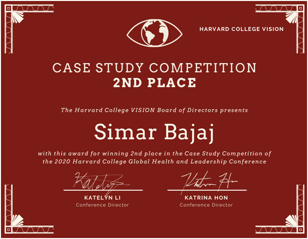 Harvard Global Health and Leadership Conference Case Study Competition